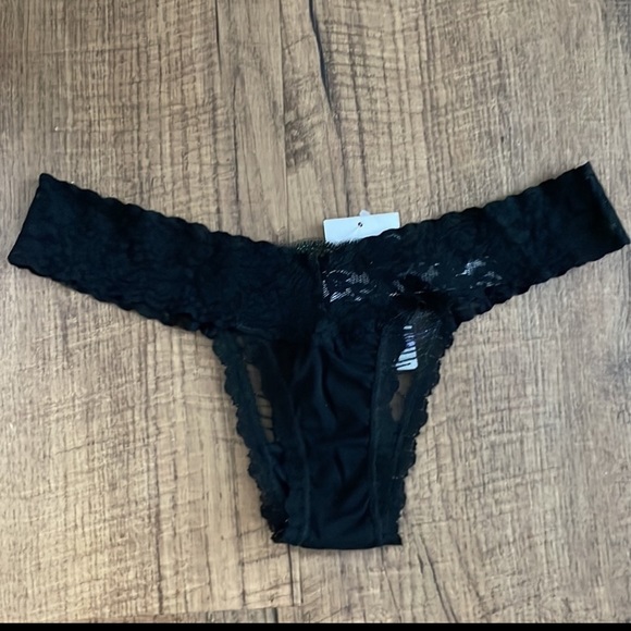 Hanky Panky limited edition Diamond Rise (low rise) thongs set of 2 New w/ tags - Picture 9 of 13